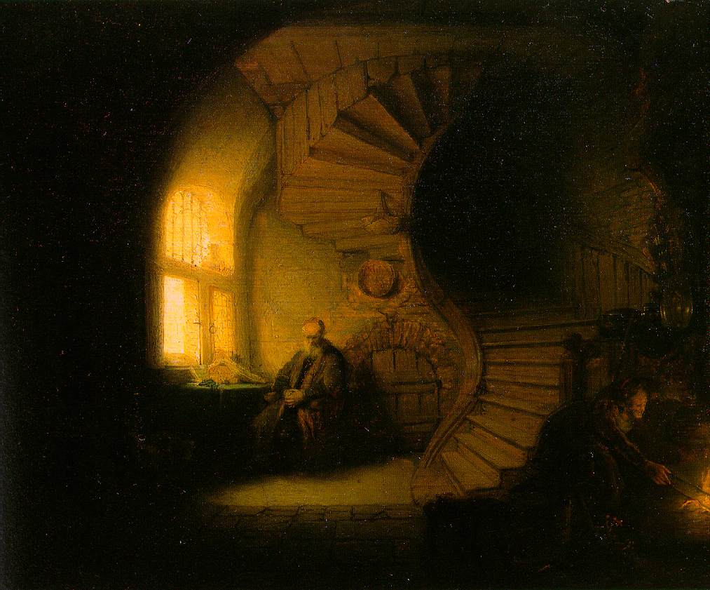 Rembrandt - The Philosopher in Meditation